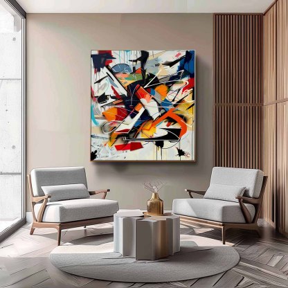 Abstrait Coloré Art #MS074