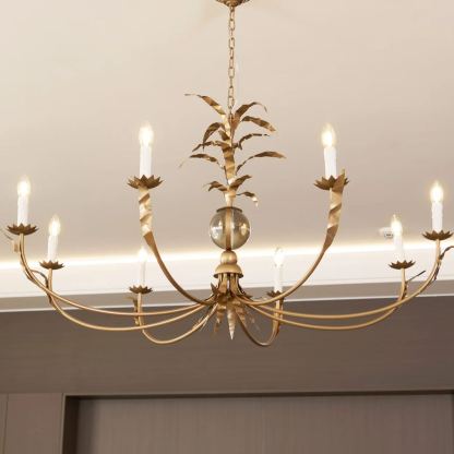 Alessio  Vintage Metal Brass Pendant Light Dining Room Bedroom