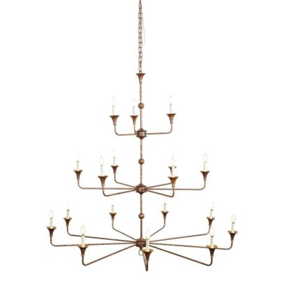 Alessio Vintage Metal Pyrite Bronze Pendant Light Dining Room Bedroom