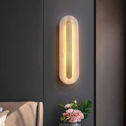 Ozawa Modern Rounded Resin Wall Light Bedroom Hallway Living Room
