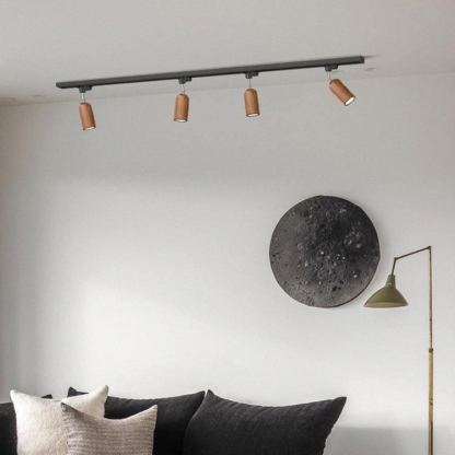 Ozawa Modern Wood Track Ceiling Light Living Room Bedroom Hallway