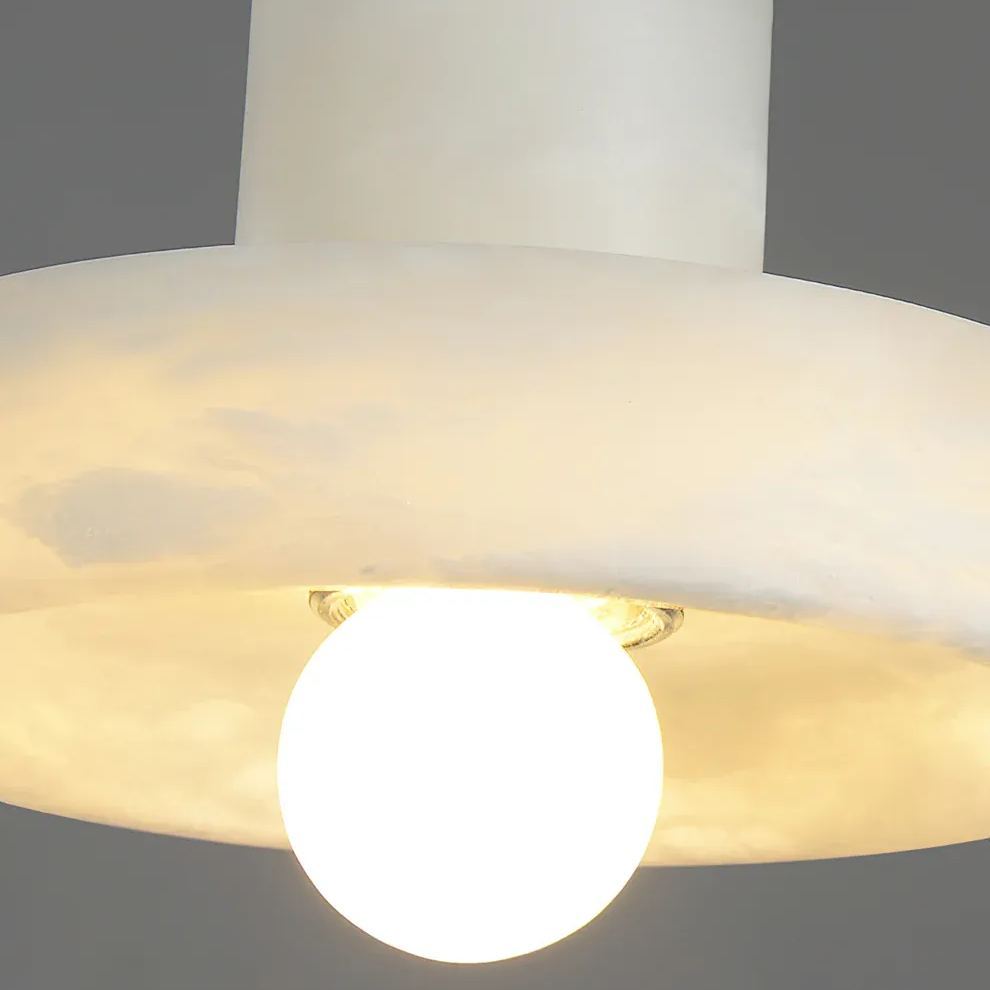 Ozawa Modern Round Rasin Pendant Light Bedroom Dining Room