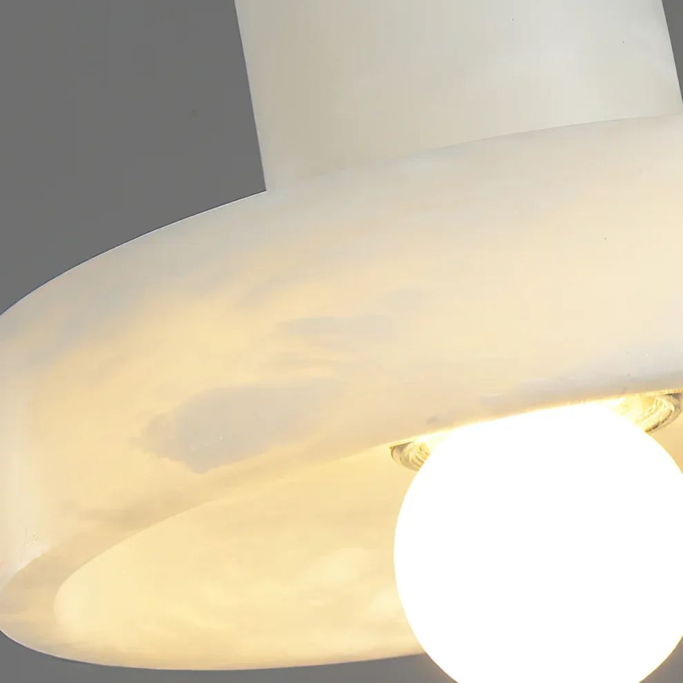 Ozawa Modern Round Rasin Pendant Light Bedroom Dining Room