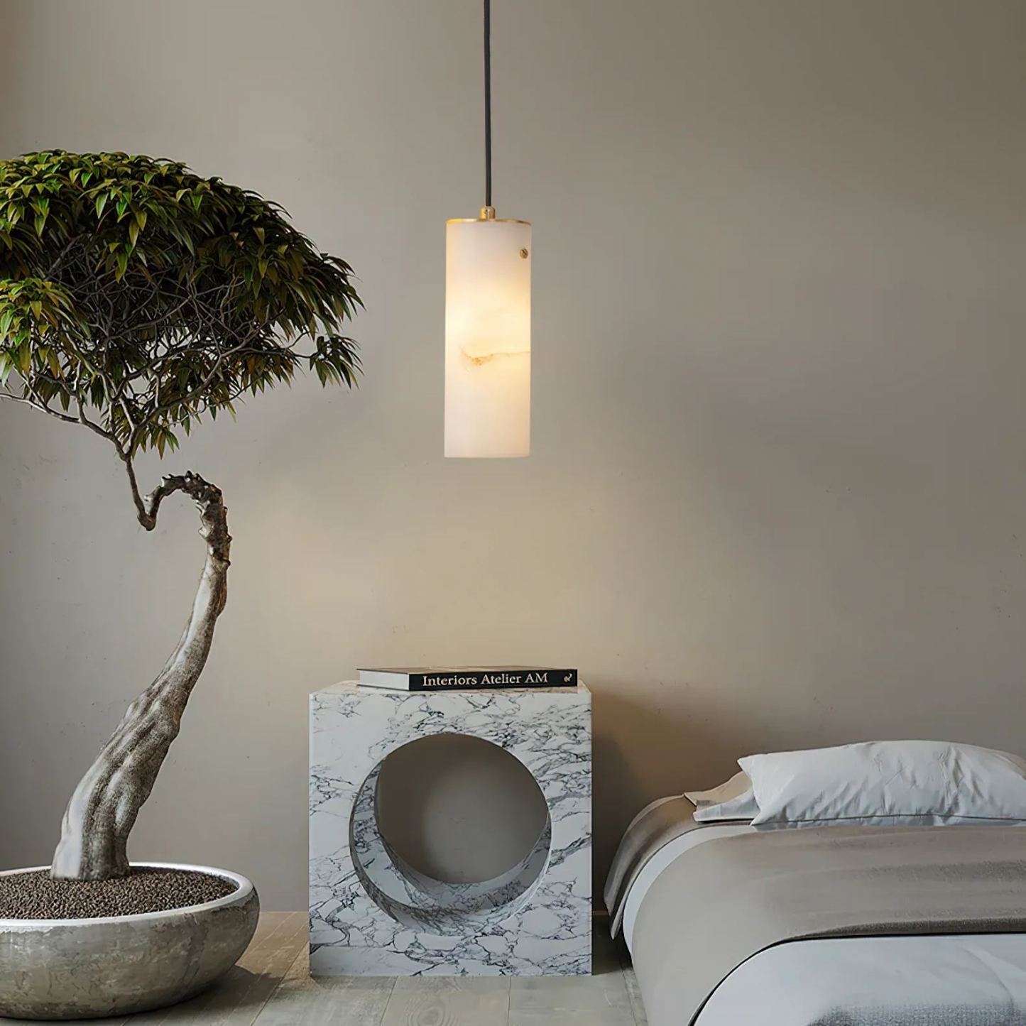 Ozawa Modern Vertical Pendant Light Metal Indoor