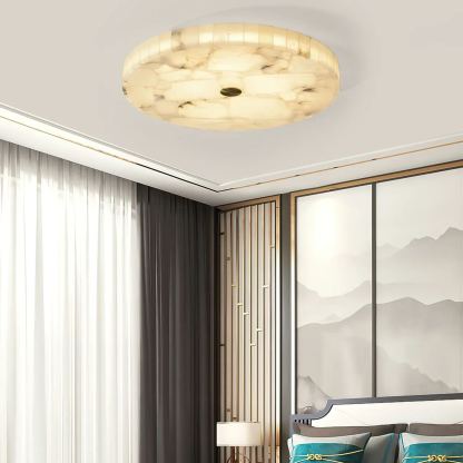 Byers Modern Minimalism LED Round Ceiling Lamp Metal  Resin Bedroom  Dining Room