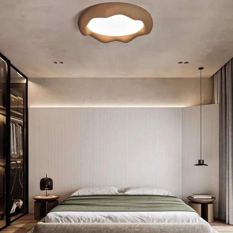 Quinn Ceiling Light in a Minimalist Bedroom Design