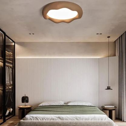 Quinn Ceiling Light in a Minimalist Bedroom Design