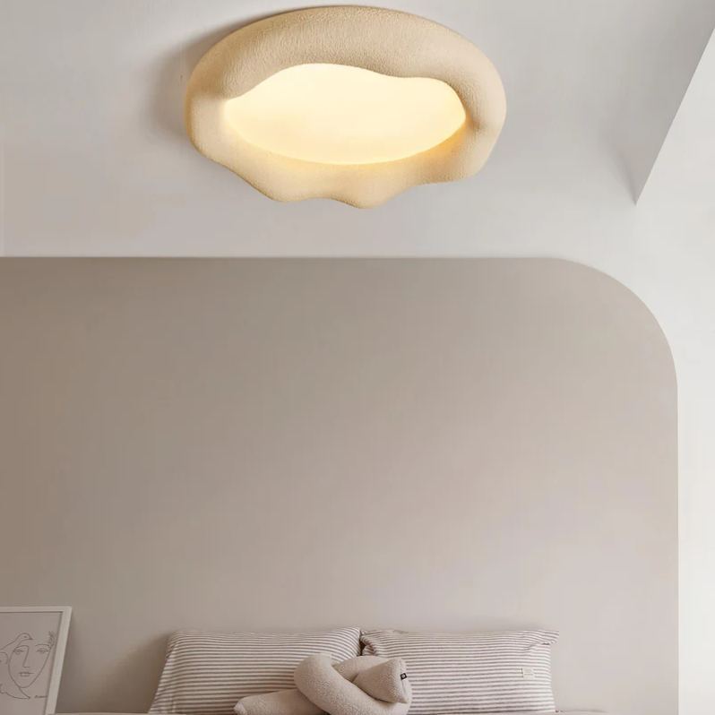 Quinn Modern Round Resin Acrylic Ceiling Light Bedroom Living Room