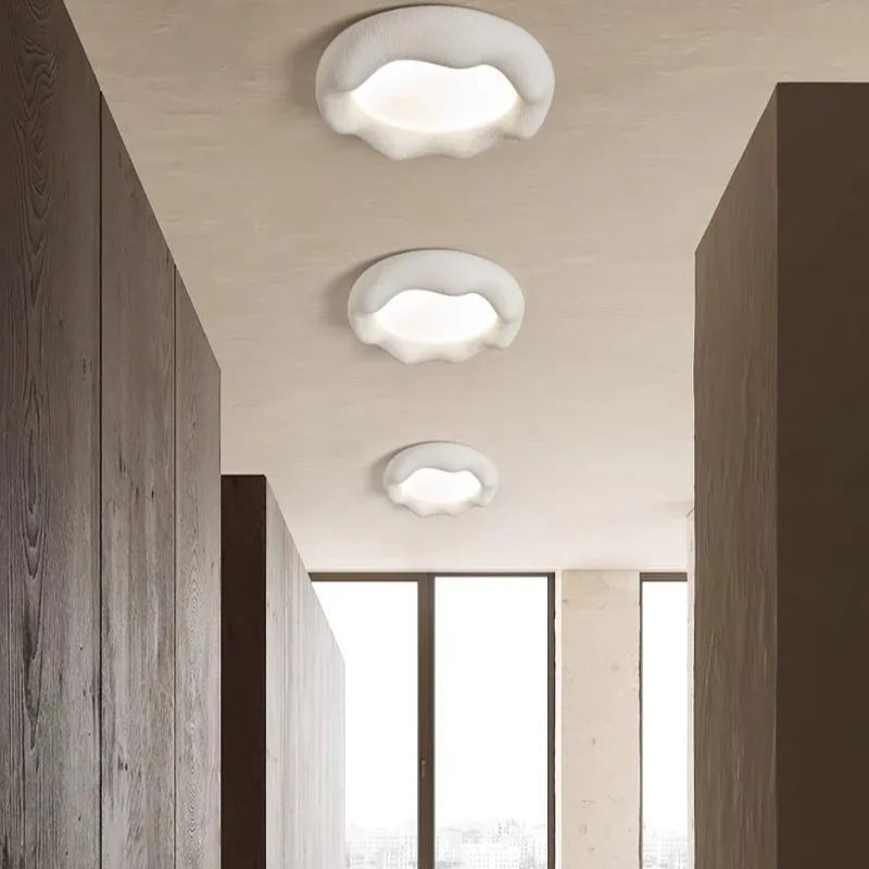 Quinn Modern Round Resin Acrylic Ceiling Light Bedroom Living Room
