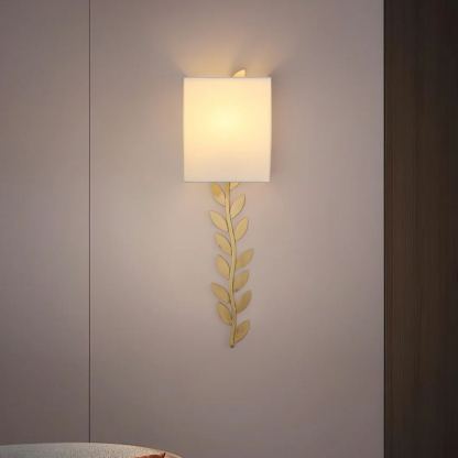 Valentina Modern Minimalism  Wall Lamp Metal Fabric Bedroom  Dining Room