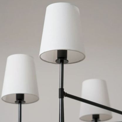 Alessio Vintage Classical Brass Fabric Pendant Light Shades Living Dining Room
