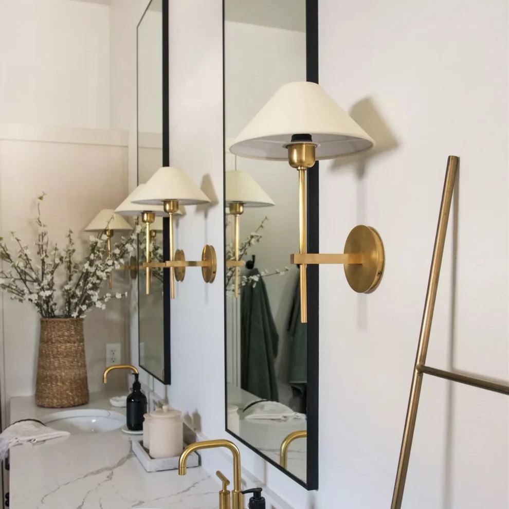 Alessio Vintage Classical Metal Wall Light Bathroom Bedroom Living Room