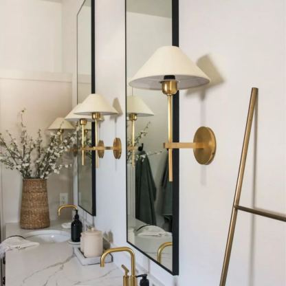 Alessio Vintage Classical Metal Wall Light Bathroom Bedroom Living Room