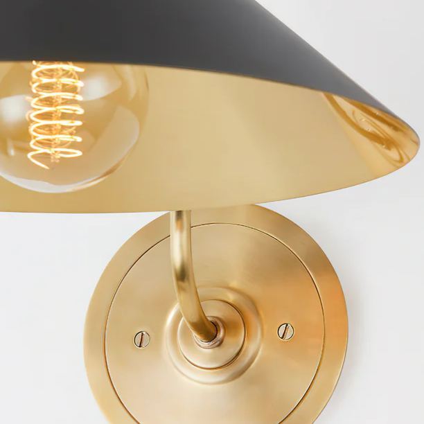 Alessio Vintage Cottage Metal Wall Light Bedroom Study Living Room