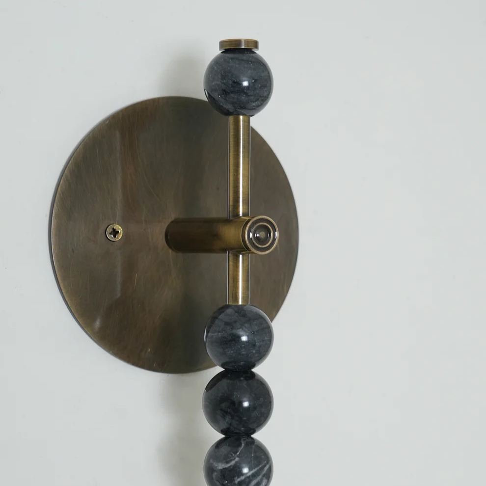 Alessio Vintage Unusual Marble Wall Light Fixture Bedroom Hallway