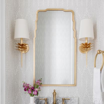 Alessio Minimalism Metal Fabric Brass Silver Wall Lamp Dining Room Bedroom