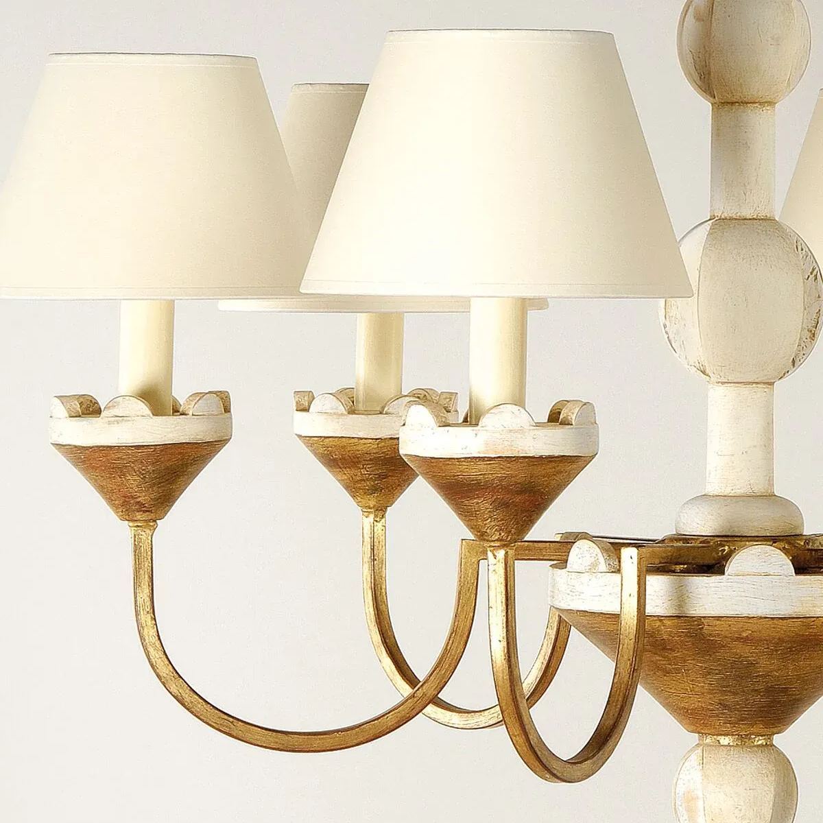 Alessio Gorgeous Metal Wood Fabric Pendant Light Dining Room Bedroom