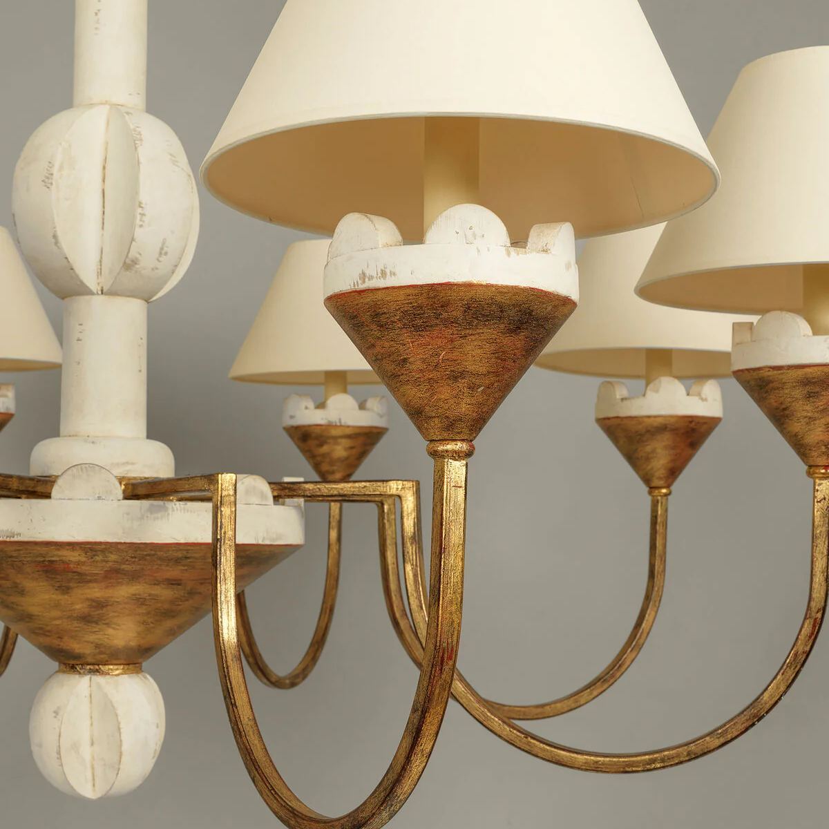 Alessio Gorgeous Metal Wood Fabric Pendant Light Dining Room Bedroom