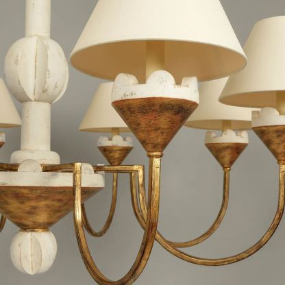 Alessio Gorgeous Metal Wood Fabric Pendant Light Dining Room Bedroom