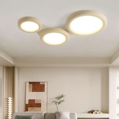 Quinn Moderne Rond LED Acrylique Plafonnier Chambre Salon