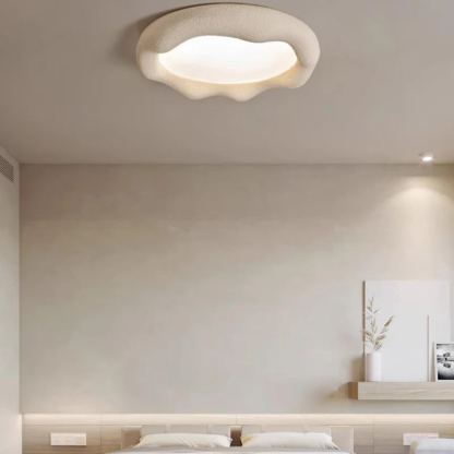 Quinn Moderne Rond R��sine Acrylique Plafonnier Chambre Salon