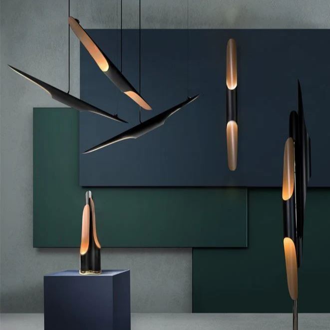 Orr Moderne Minimalisme Long Métal Applique Murale Salon Chambre à Coucher Couloir