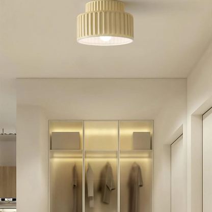 Hailie Modern Beige White Orange Green Ceiling Lamp Bedroom  Dining Room