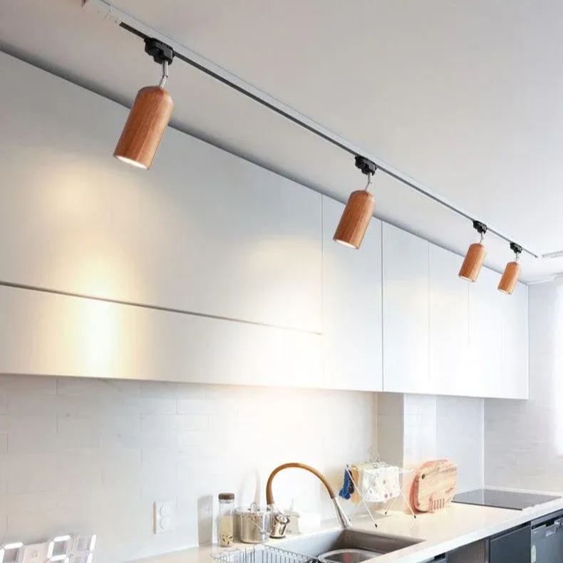Ozawa Moderne Bois Piste Plafonnier Chambre à Coucher Salon Couloir