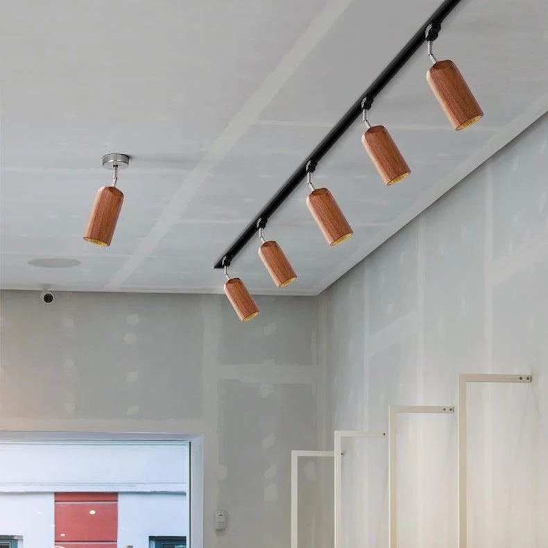 Ozawa Moderne Bois Piste Plafonnier Chambre à Coucher Salon Couloir