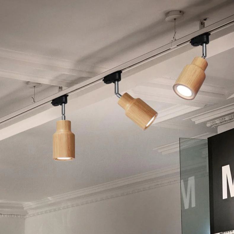 Ozawa Moderne Bois Piste Plafonnier Chambre à Coucher Salon Couloir