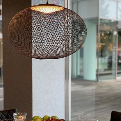 Hailie Moderne Métal Verre Suspensions Chambre à Coucher Salon