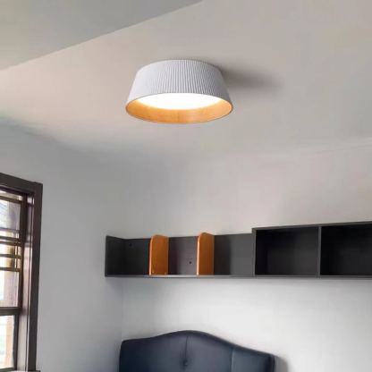 Ozawa Moderne Minimalisme Rond Métal Plafonnier Chambre à Coucher Couloir