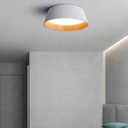 Ozawa Moderne Minimalisme Rond Métal Plafonnier Chambre à Coucher Couloir