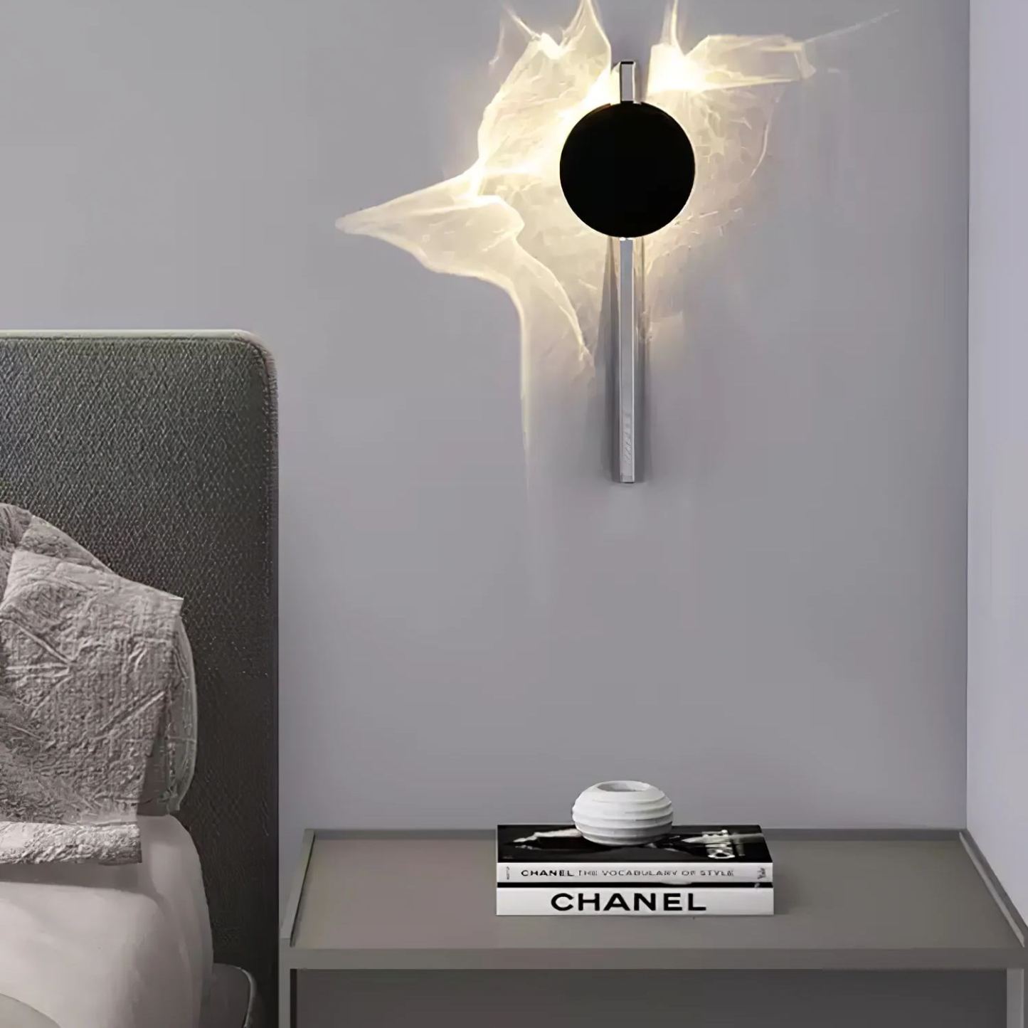 Edge Moderne Créatif Métal Applique Murale Chambre à Coucher Salon Couloir