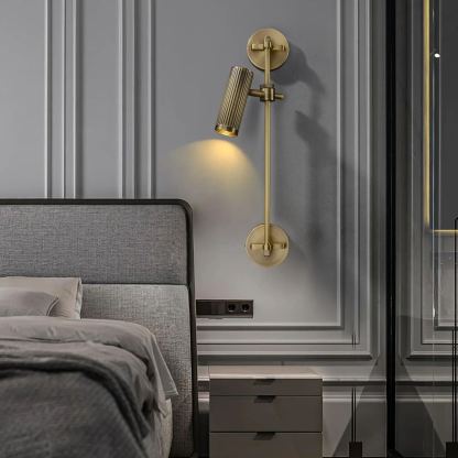 Edge Moderne Industriel Métal Applique Murale Chambre à Coucher Salon