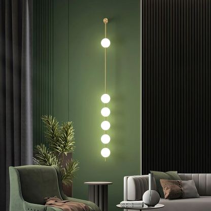 Edge Minimalisme Métal Verre Applique Murale Chambre à Coucher Salon