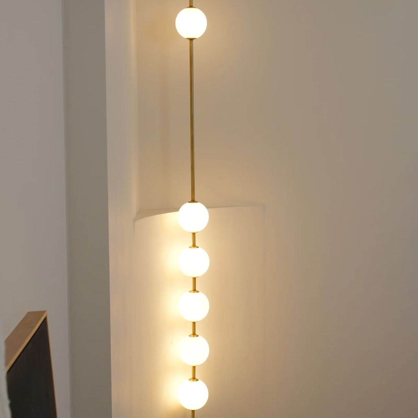 Edge Minimalisme Métal Verre Applique Murale Chambre à Coucher Salon