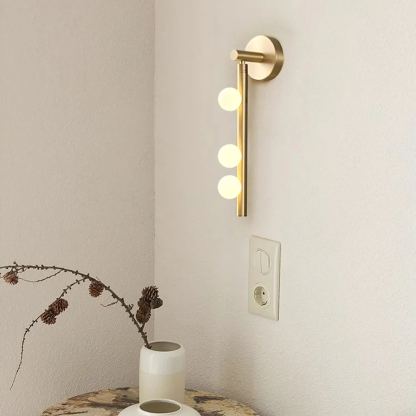 Edge Minimalisme Métal Verre Applique Murale Chambre à Coucher Salon