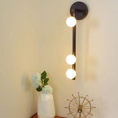 Edge Minimalisme Métal Verre Applique Murale Chambre à Coucher Salon
