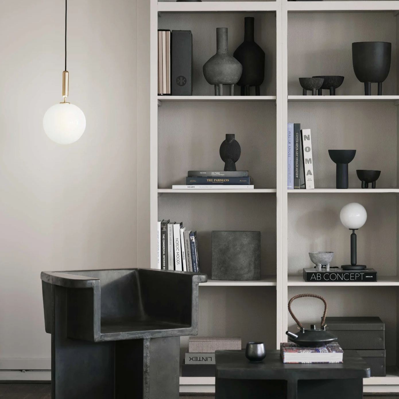 Hailie Minimalisme Métal Verre Suspensions Chambre à Coucher Salon