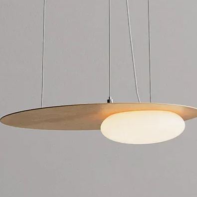 Hailie Moderne Rond Métal Acrylique Suspension Chambre Salle à Manger