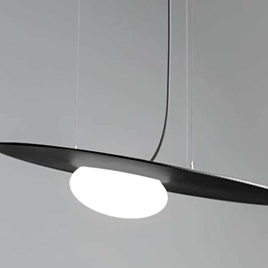 Hailie Moderne Rond Métal Acrylique Suspension Chambre Salle à Manger