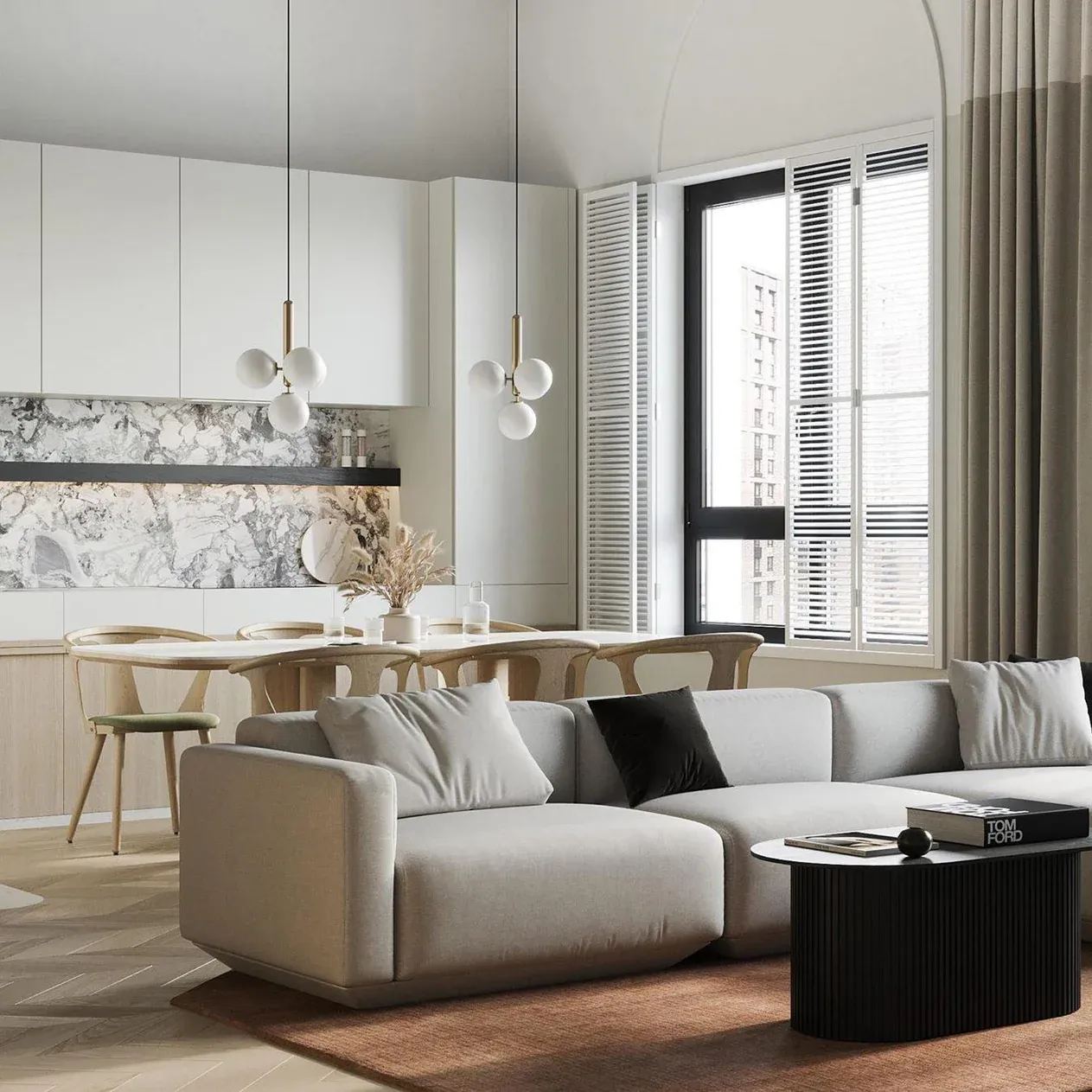 Hailie Minimalisme Métal Verre Suspensions Chambre à Coucher Salon