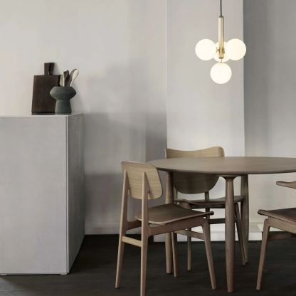 Hailie Minimalisme Métal Verre Suspensions Chambre à Coucher Salon