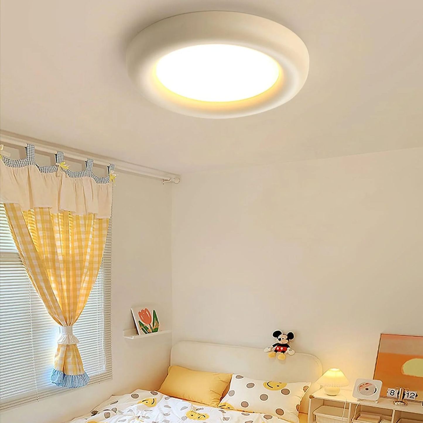 Quinn Moderne Rond LED Acrylique Plafonnier Chambre Salon