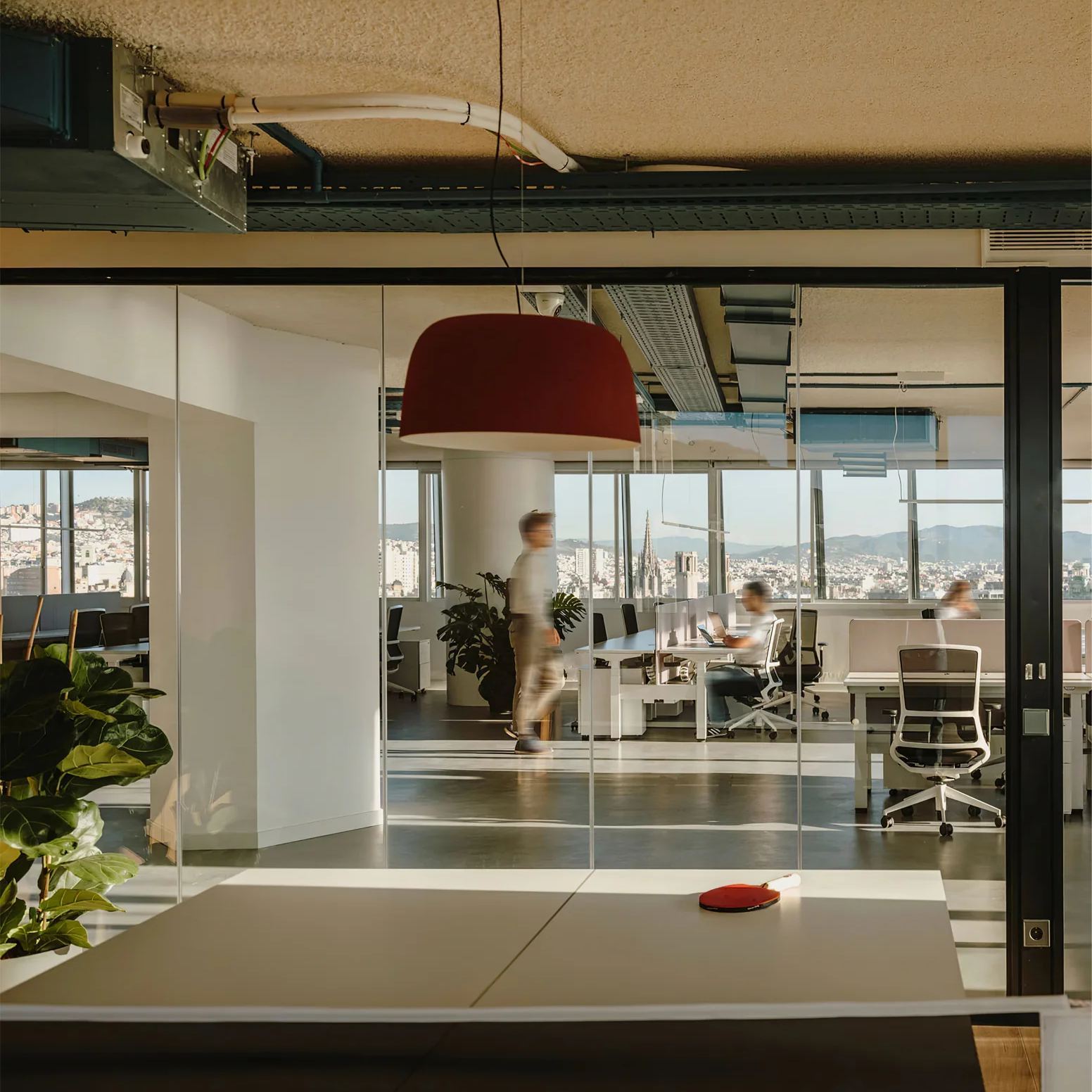 Carins Moderne Rond Métal Suspension Abat-Jours Salon Bureau