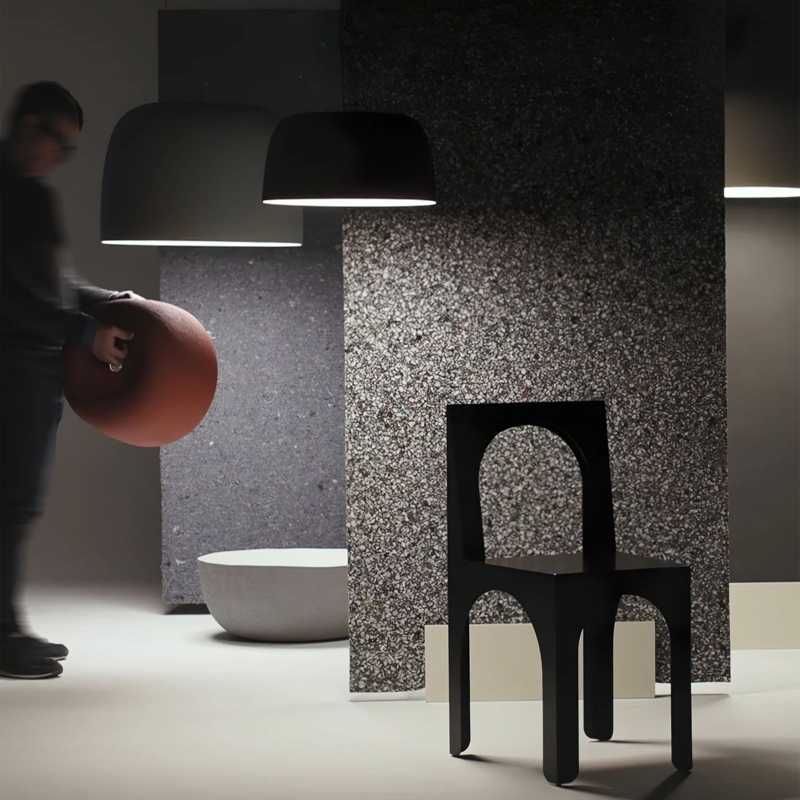 Carins Moderne Rond Métal Suspension Abat-Jours Salon Bureau