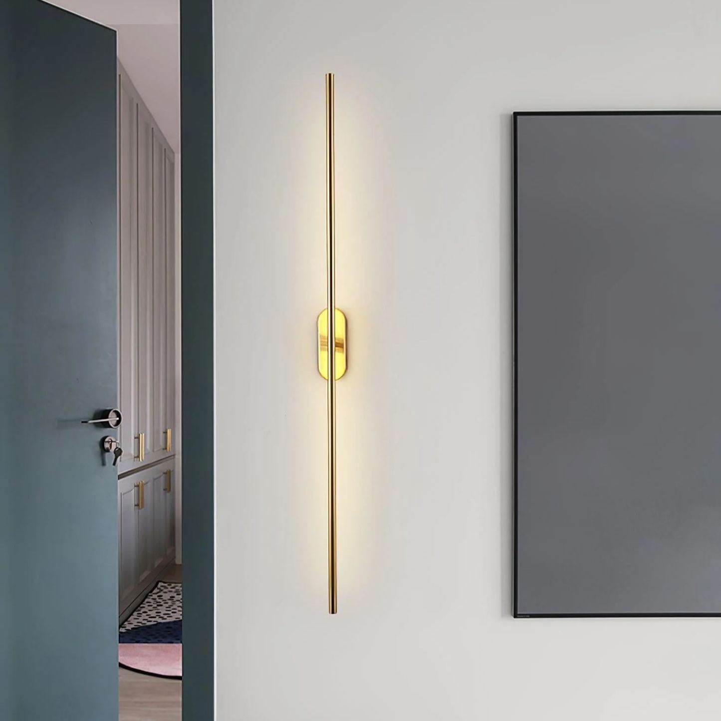 Edge Minimalisme Métal Acrylique Applique Murale Chambre à Coucher Salon