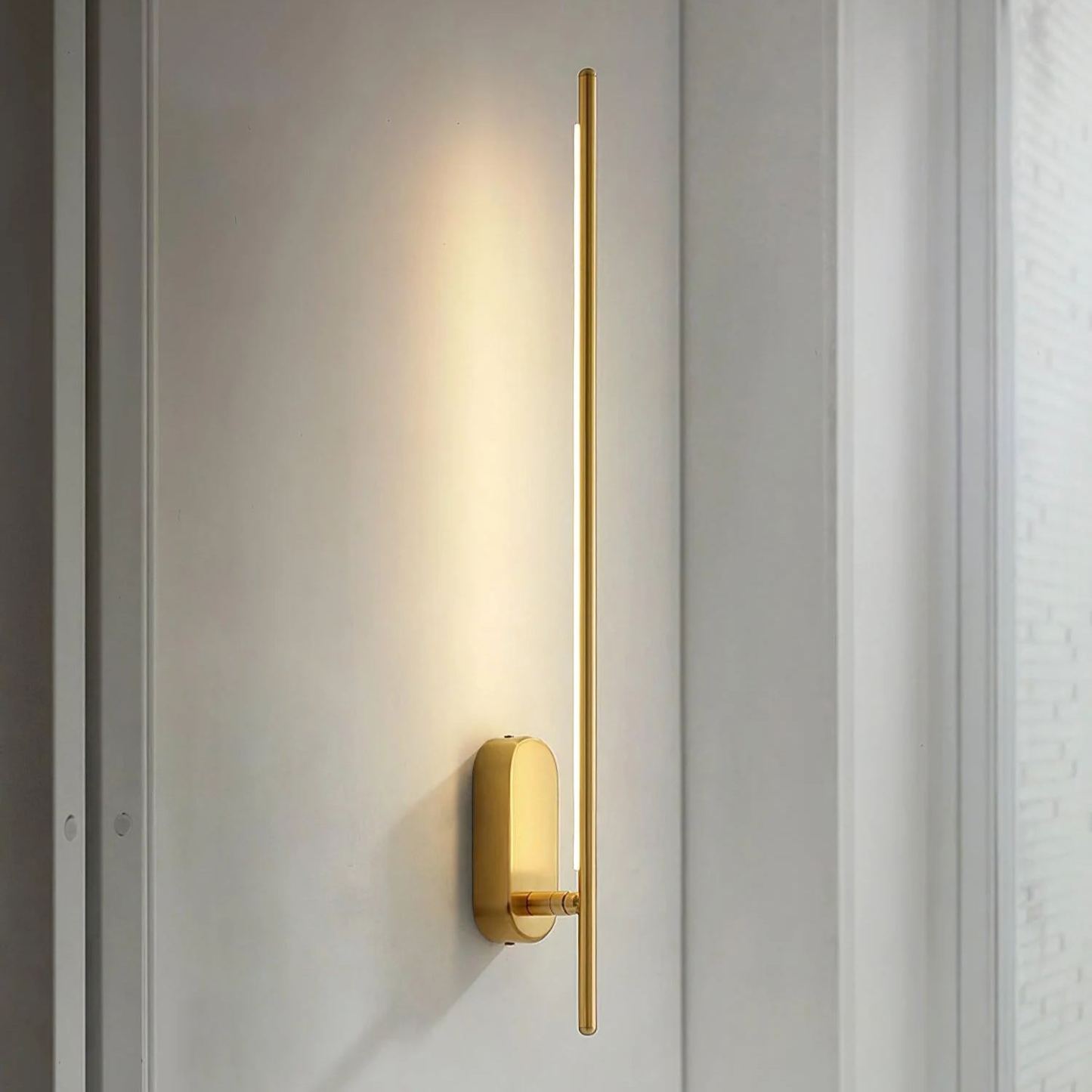 Edge Minimalisme Métal Acrylique Applique Murale Chambre à Coucher Salon