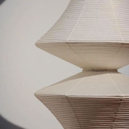 Renée Géométrique Style Métal Papier Suspensions Chambre à Coucher Salon